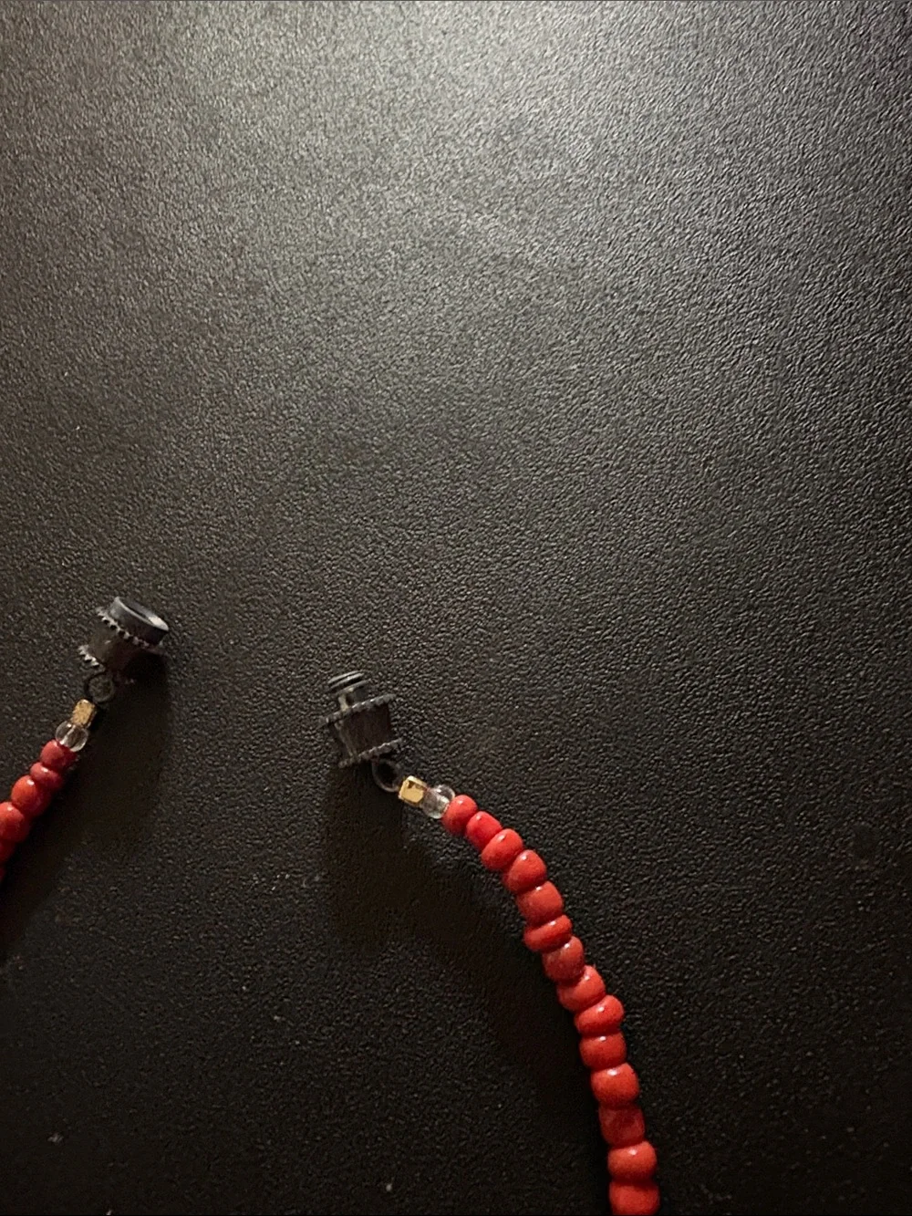 Handmade Red Multi-Bead Necklace